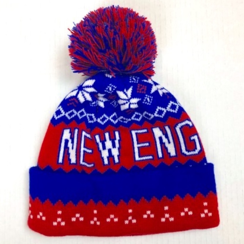 New England Classic Pom Ball Knit Cap Winter